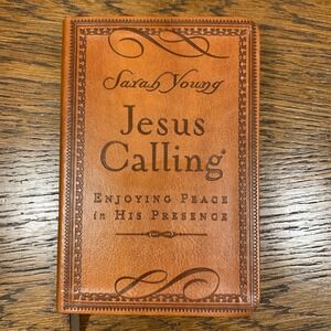 Jesus Calling Enjoying Peace in His Presence Deluxe Ed Sarah Young Devotional